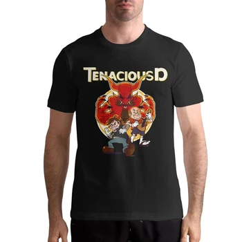 

Tenacious D T Shirts Men Tops Short Sleeved Round Neck Cotton Tees