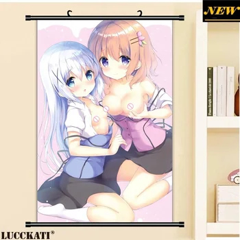 

Gochiusa Gochuumon wa Usagi Desu ka Rabbit cameltoe sexy loli nipples breasts cartoon anime wall scroll canvas painting poster
