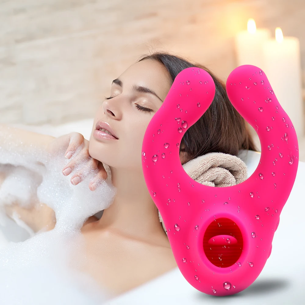 Vibrating Penis Sleeve Ring Dildo Sucking Sex Toys for Men Cockring Adult Sex Toys for Couple