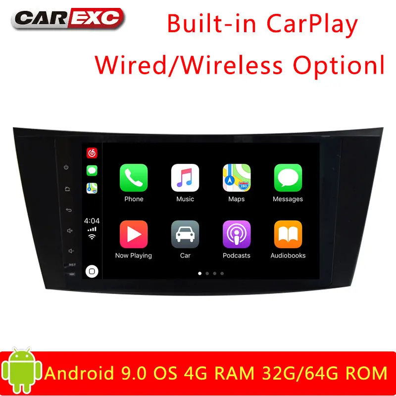 Android 9 0 Восьмиядерный автомобильный Радио стерео система для Mercedes Benz E Class W211 E200 E220