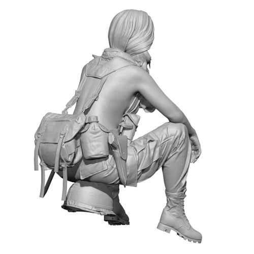 1/35 Resin Model Figure GK, Unassembled and unpainted kit 4