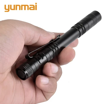 

Powerful Waterproof LED Flashlight Torch Lanternas switch single mode on / off zoomable AAA battery Portable Lights for camping