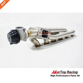 

MTP RACING 3.0mm Tube Thick Steam Pipe TOP MOUNT Turbo Manifold For E36 T4 M50 M52 S50 S52 1992- 98+44mm V band Wastegate