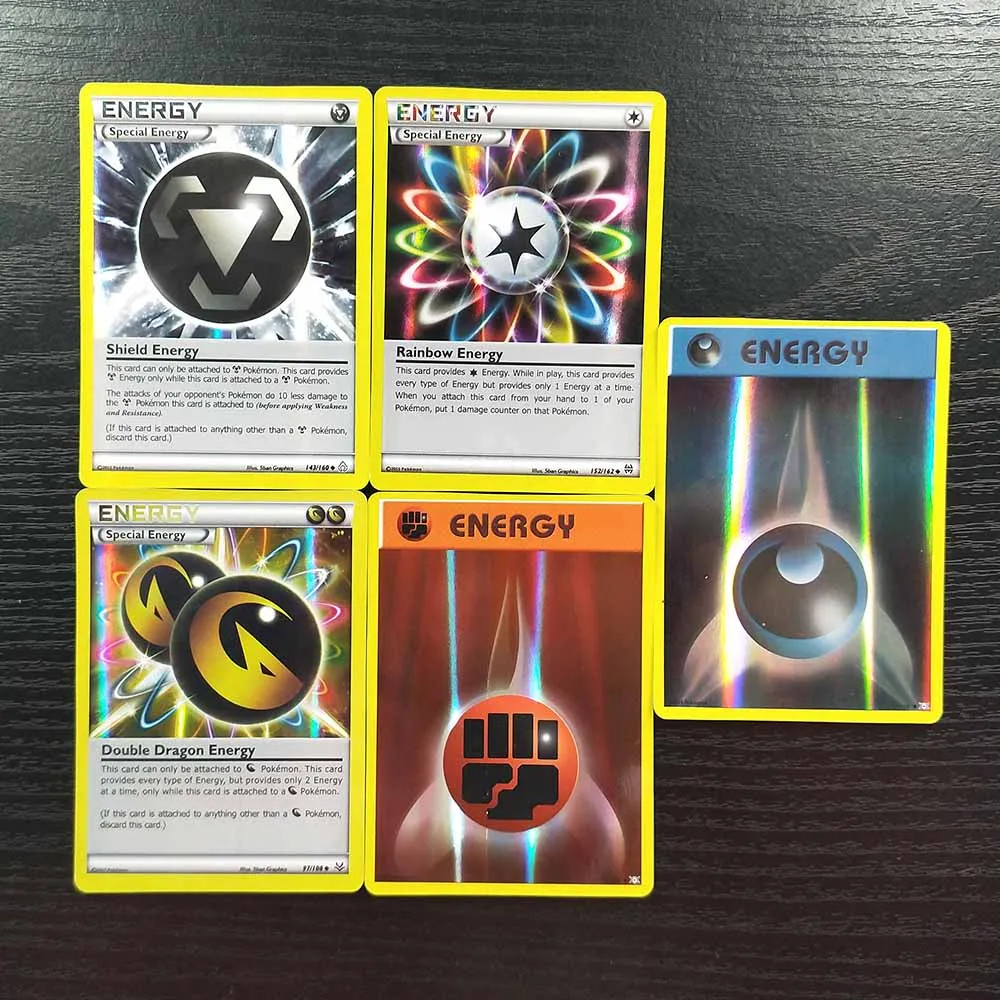 20pcs Pokemon Energy Cards Shining Takara Tomy English Trading Game Card  Battle Collection Booster Box Kids Children Toys Gift - Game Collection  Cards - AliExpress