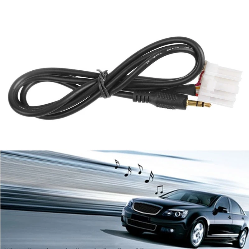 Car 3.5mm Cable Cord AUX CD For Mazda 3 Vehicle Data Lead Connector New