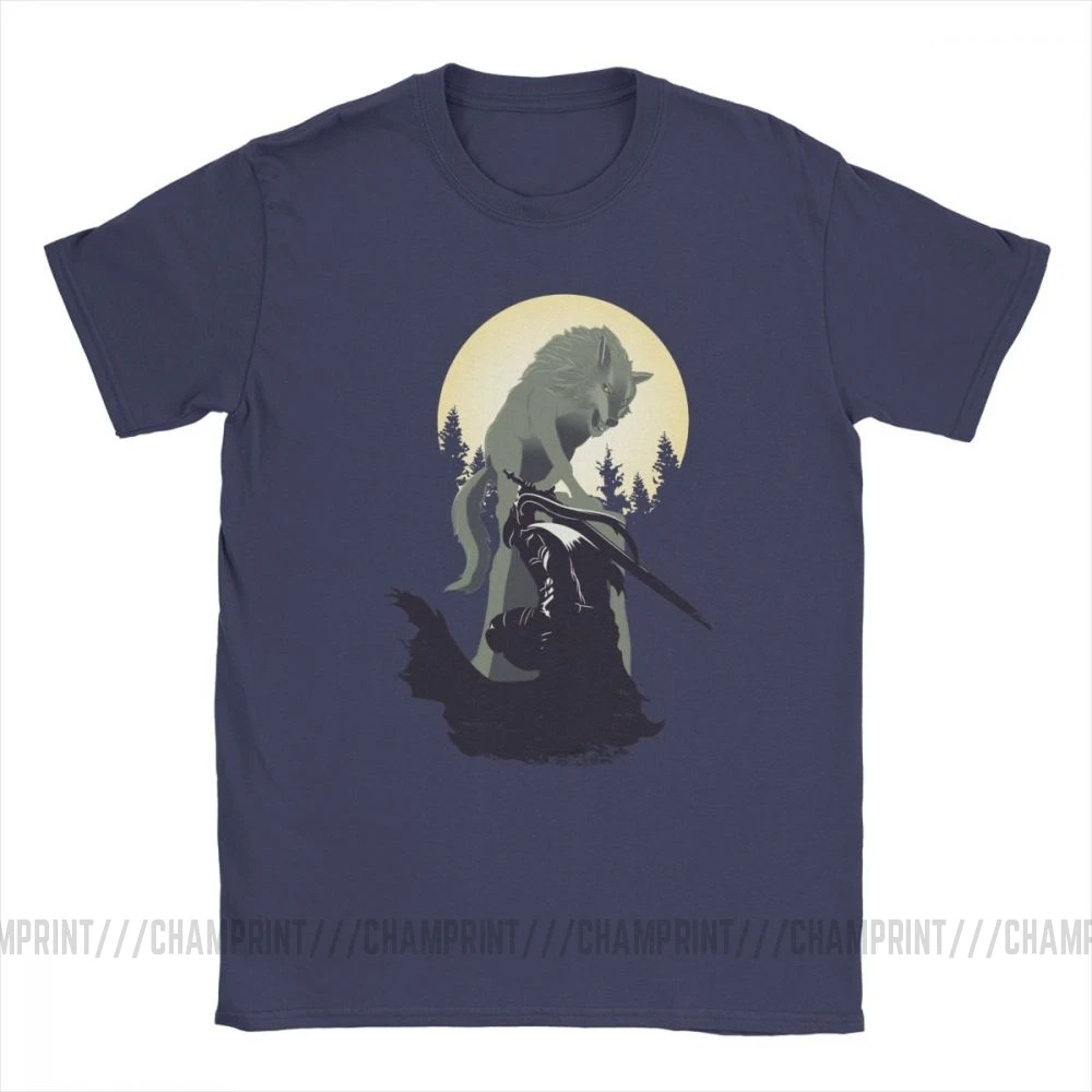 Knight Artorias And Sif Dark Souls, Мужская футболка из хлопка, футболка с коротким рукавом, игра Bloodborne, футболка размера плюс