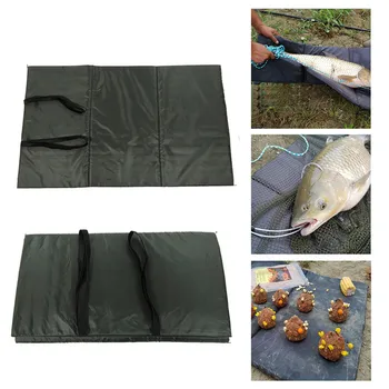 

D-B Lightweight Foldable Unhooking Mat Waterproof Landing Mat For Fish Protection Carp Fishing Tackle Fish Fold Over Straps Pad