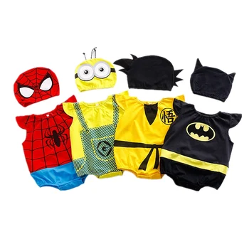

Infant Jumpsuit Summer Sleeveless Romper + Hat 2pcs Girl Boy Cotton Suit Newborn Climbing Cartoon Rompers Stuff Baby Products