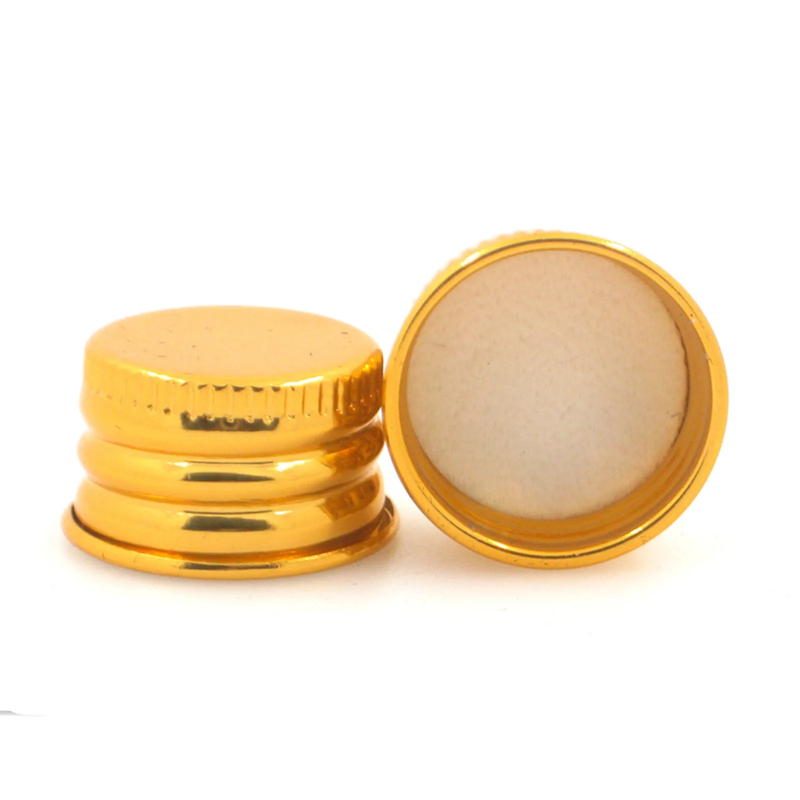 gold aluminum cap