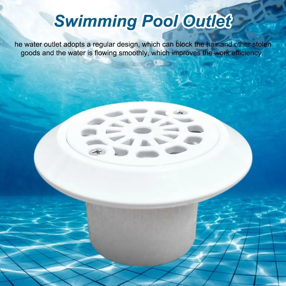 

Swimming Pool Accessories PVC Water Outlet Drainage Bottom Water Inlet Swimming Pool Filter Adjustable Water Supply Flow