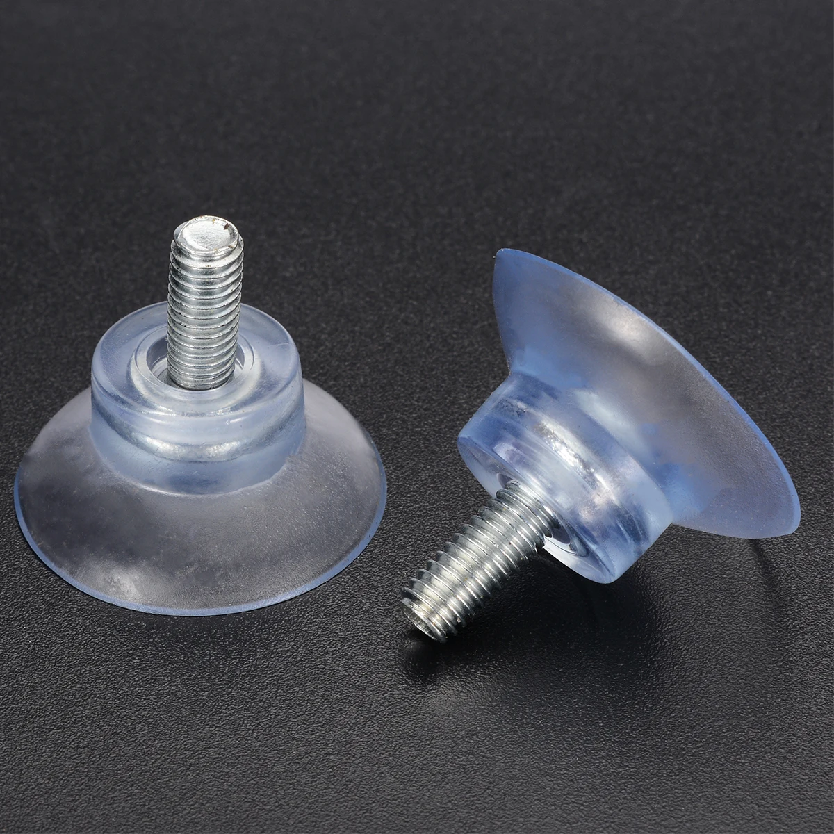 10Pcs Rubber Strong Suction Cup With M6 Screw Replacements for Glass Table Tops W/M6 Screw Toilet Plungers