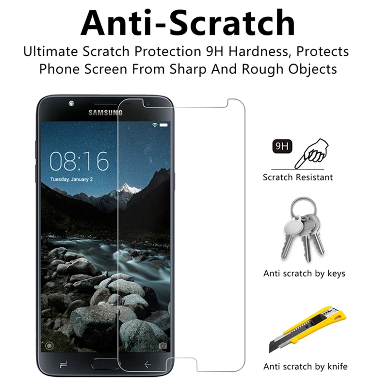 Защитная пленка для экрана Samsung J3 Pro 2017 закаленное стекло J5 защитное европейского
