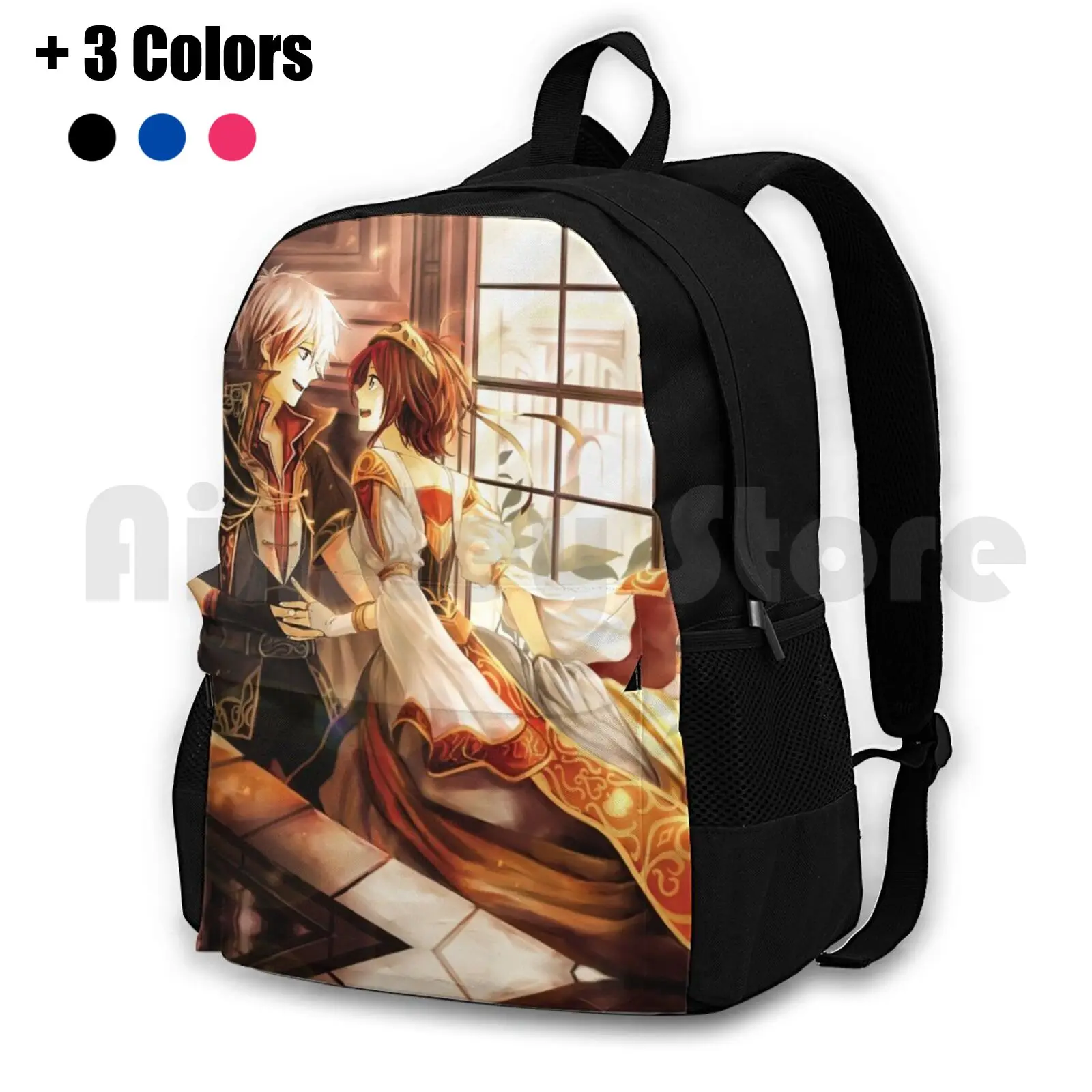 

Akagami No Shirayukihime-Zen & Shirayuki Outdoor Hiking Backpack Waterproof Camping Travel Anime Manga Akagami No Shirayukihime