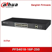 Сетевой видеорегистратор Dahua PFS4018-16P-250 16-Порты и разъёмы коммутатор питания через ethernet