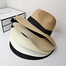 

Large Size Beach Hat Unisex Summer Outdoor Sunscreen Big Straw Hat M L XL