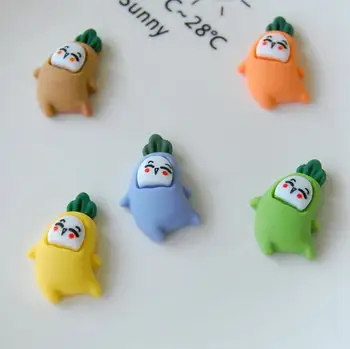 

Wholesale Cartoon lovely radish SIMS resin accessories DIY scrapbooking Decor Home Figurine Crafts