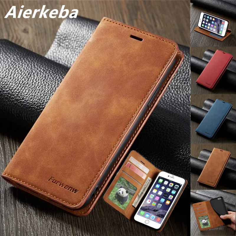 

Magnet Leather Case For Apple iPhone XS 11 Pro Max XR X 10 Flip Wallet Card Holder Book Cover for IPhone 8 7 6 6s Plus 5 5s SE