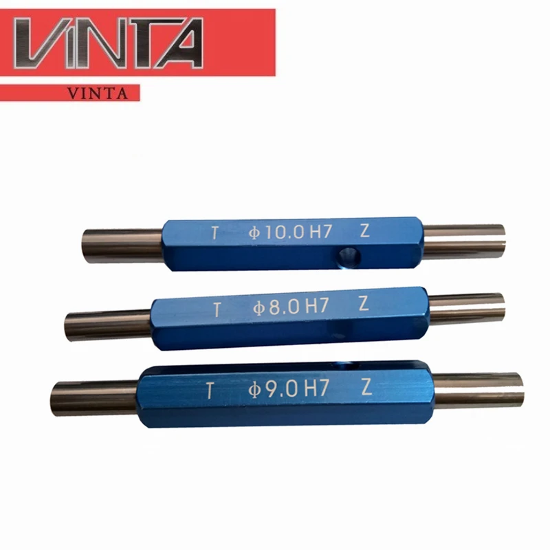 Tungsten steel through gauge alloy smooth gauge H7 double ended plug