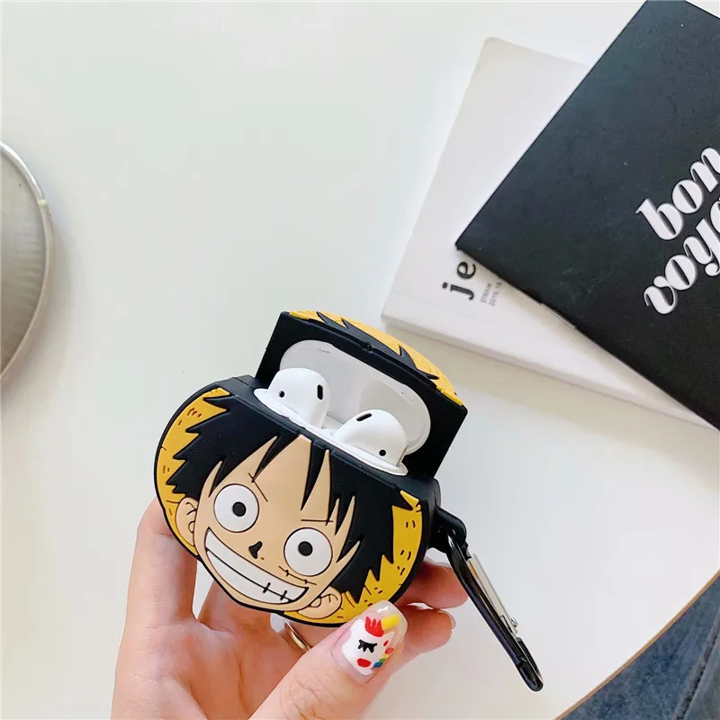 Аниме ONE PIECE Tony Chopper Monkey D. Luffy Косплей Apple гарнитура для airpods чехол Защитный силиконовый чехол