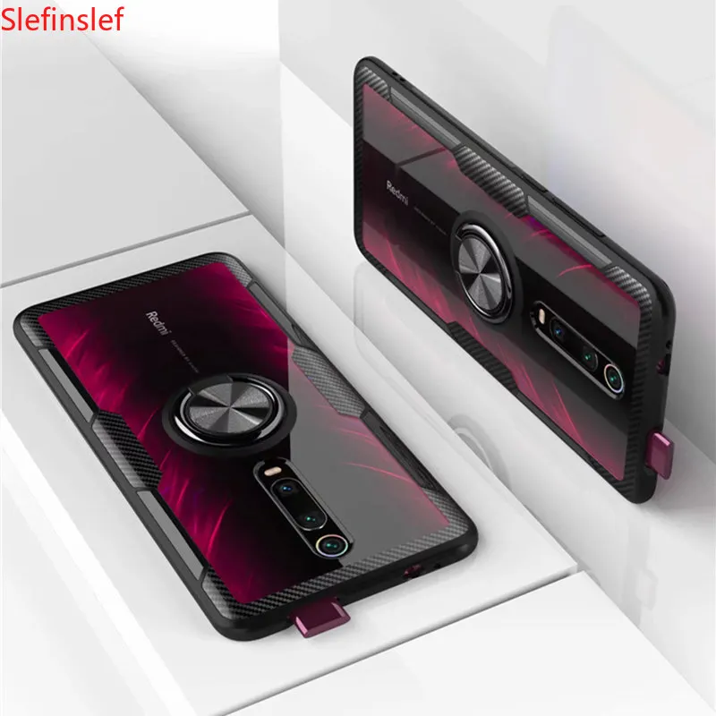 Чехол из закаленного стекла для Redmi K20 Note 7 8 прозрачный армированный чехол Mi 10 CC9 PRo