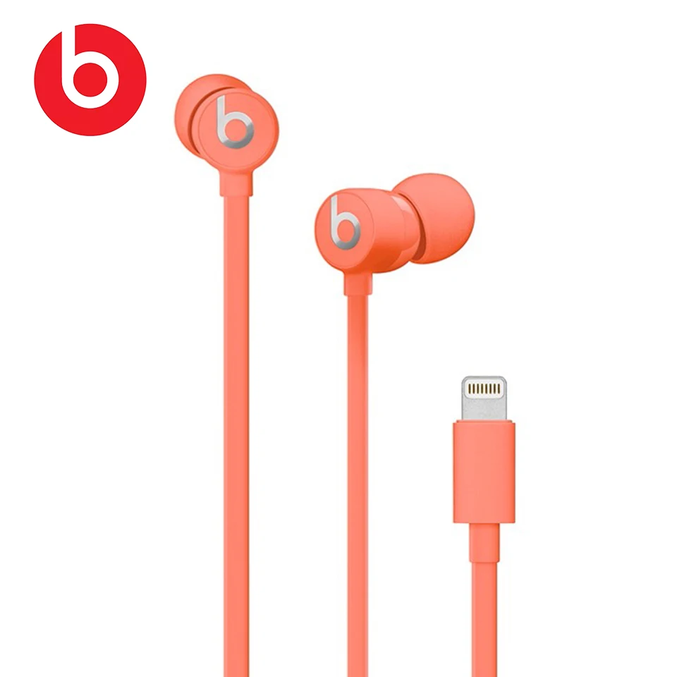 Original Beats urBeats 2 0 3rd Generation 3 5mm Lightning Plug Wired Earphone Stereo Sport Headset Earbuds Handsfree with Mic