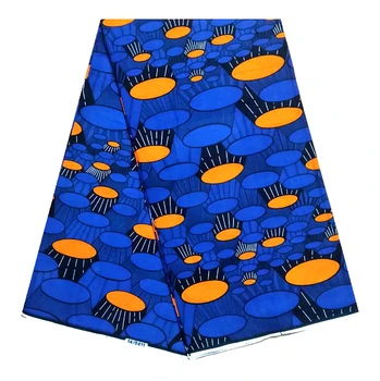 

original Wax Veritable Guaranteed Real Dutch Wax 6yard/lot 2020 100% Cotton Veritable Wax High Quality African Fabric Print