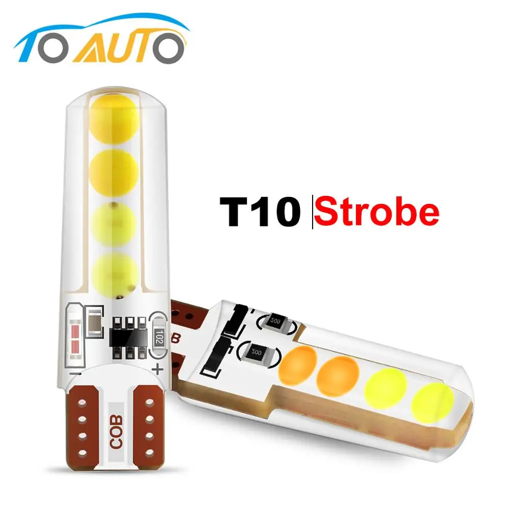 2 шт. автомобильные светодиодсветодиодный лампы T10 W5W 194 168|Сигнальная лампа| |