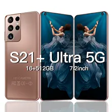 Smartphone S21 + Ultra 5G, Version globale, téléphone portable, 7.3 pouces, 6800mAh, 24mp + 48mp, 12 go + 512 go