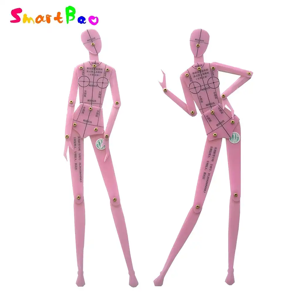 Moda Cizim Cetvel Giysi Tasarim Insan Vucudu Dinamik El Cizim