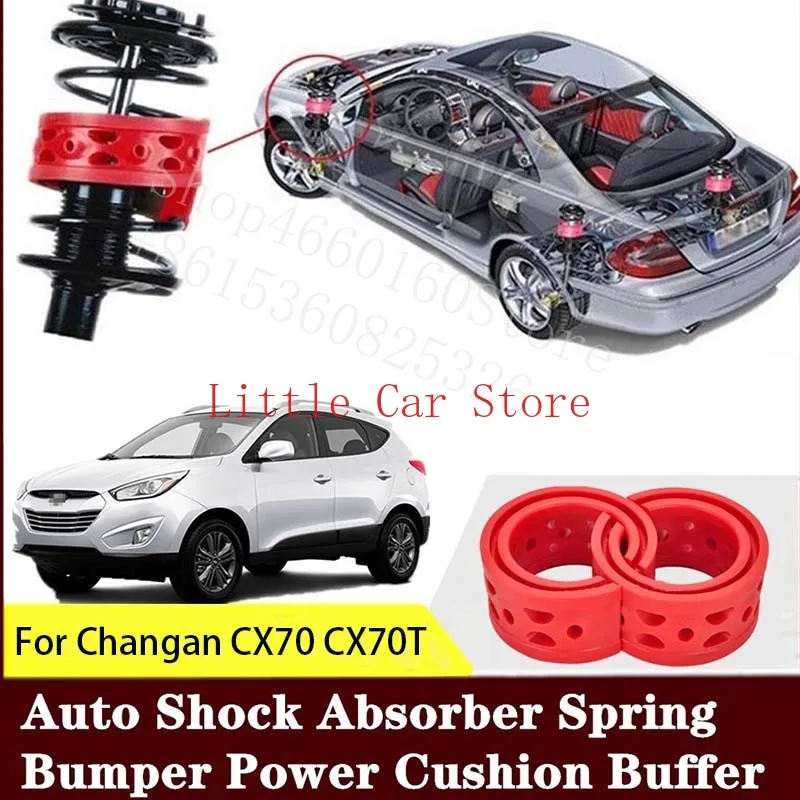 

For Changan CX70 CX70T 2PCS Front Rear Suspension Shock Bumper Spring Coil Cushion Buffer