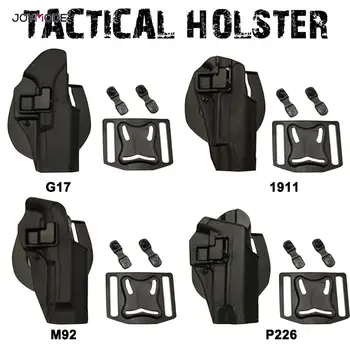 

JOYMODE Hunting Accessories Gun Case Holster Waist Glock Holster for G17/P1911/M92/P226 Belt Gun Holster Hunting Accessories