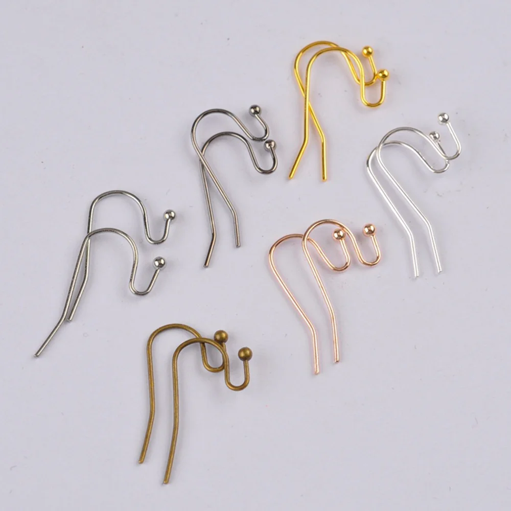 

1000pcs Mixed Colors Ball End Earring Findings Earrings Clasps Hooks Fittings DIY for DIY Jewelry Making Supplies Accessories