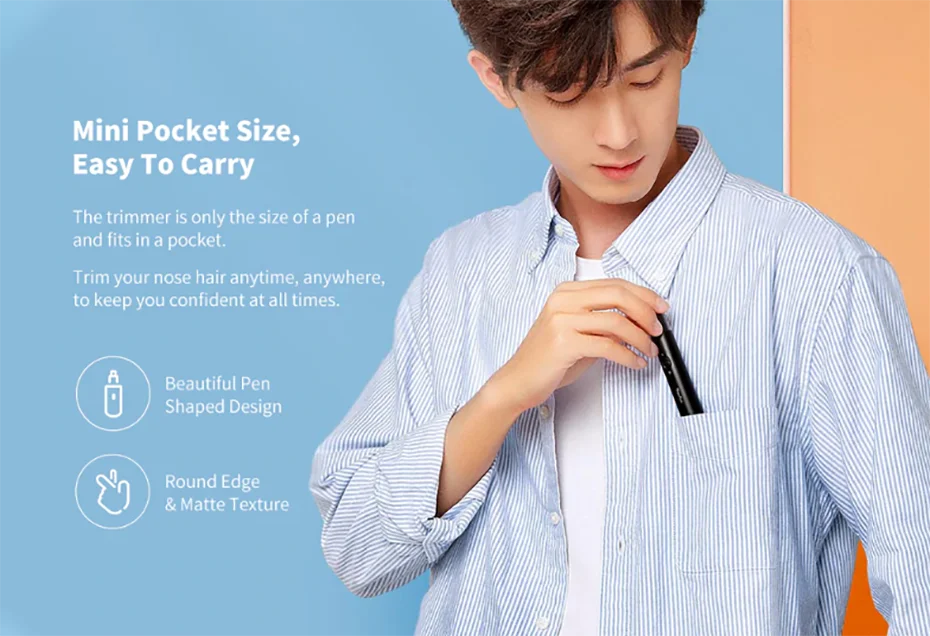 Xiaomi ShowSee C1 BK Electric Mini Nose Hair Trimmer 5 Xiaomi ShowSee C1 BK Electric Mini Nose Hair Trimmer 5