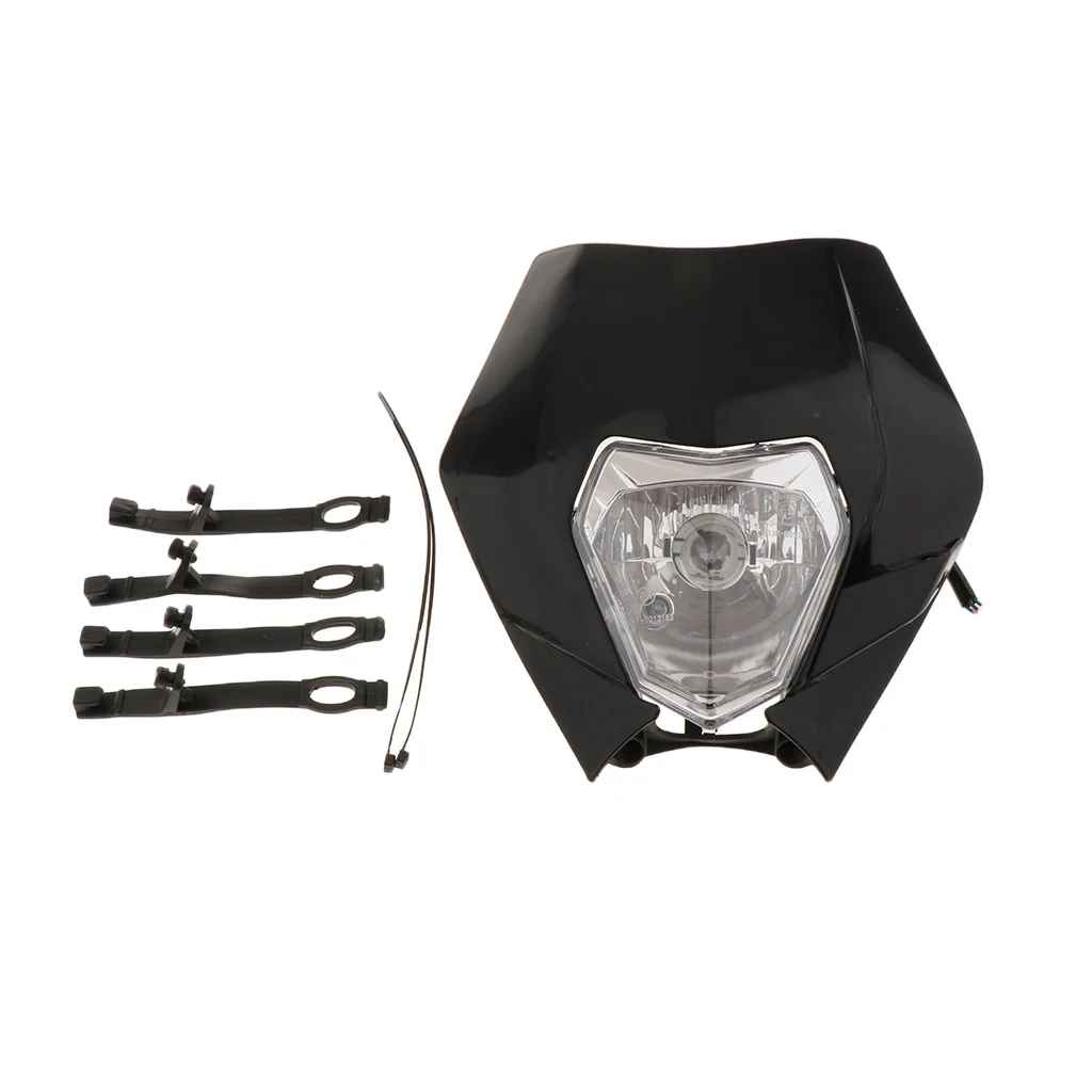 Dual Sport Headlight 12V 35W Head Light for   SMR EXC SX Fairing Mask