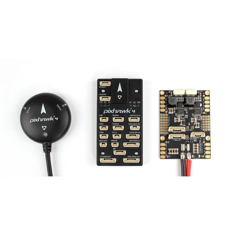 Holybro Pixhawk 4 управления полетом NEO-M8N gps модуль PM07 плата управления питанием комплект автопилота