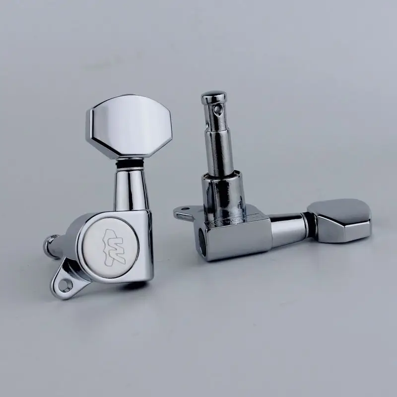 Новинка Wilkinson WJN 07 Гитарные тюнеры Серебристые хромовые головки|Детали и