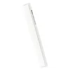 10 Pcs Set Professional Hairdressing Tail Comb In White Color, Barber Hair Cutting Carbon Comb T-11 Anti Static Hairstyling 5
