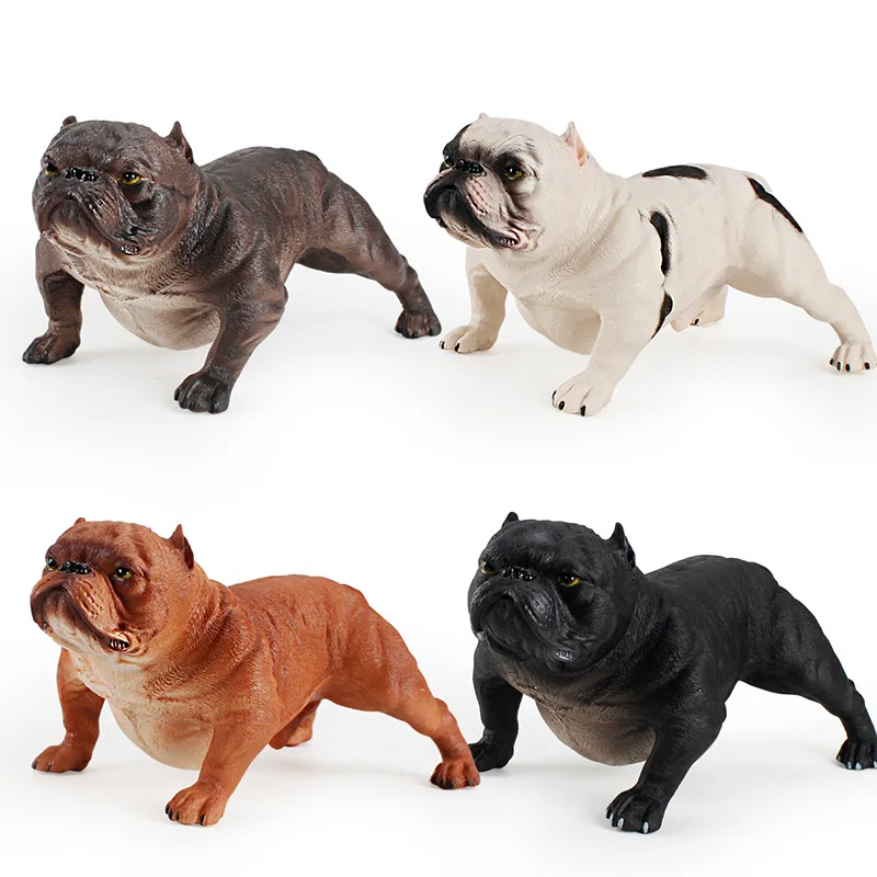 

Model Bully Dog Bulldog Model Cross Border Large Size Children Cognitive Static Solid Plastic Animal Ornaments Toy