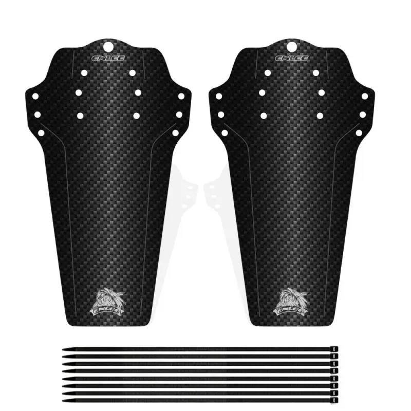 Bicycle Fender 2PCS Mountain Bike Carbon Fiber Front Rear Universal