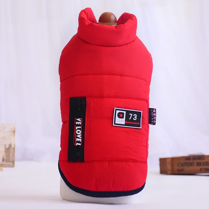 

Pet Clothes for Autumn and Winter Newest Warm Cotton-padded Two Feet Pet Coat Warm Vest for Dogs Multi Colors Ropa Para Perro