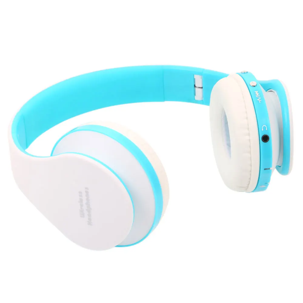 Noise Cancelling Wireless Bluetooth Headphone Stereo Sports Earphone Foldable Headset with Mic for iPhone iPad PC