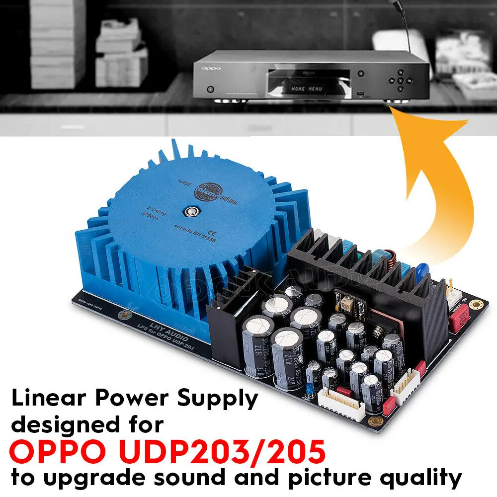 

Douk Audio Linear Power Supply LPS for Upgrade OPPO UDP203/205 Blu-Ray Player Sound Picture