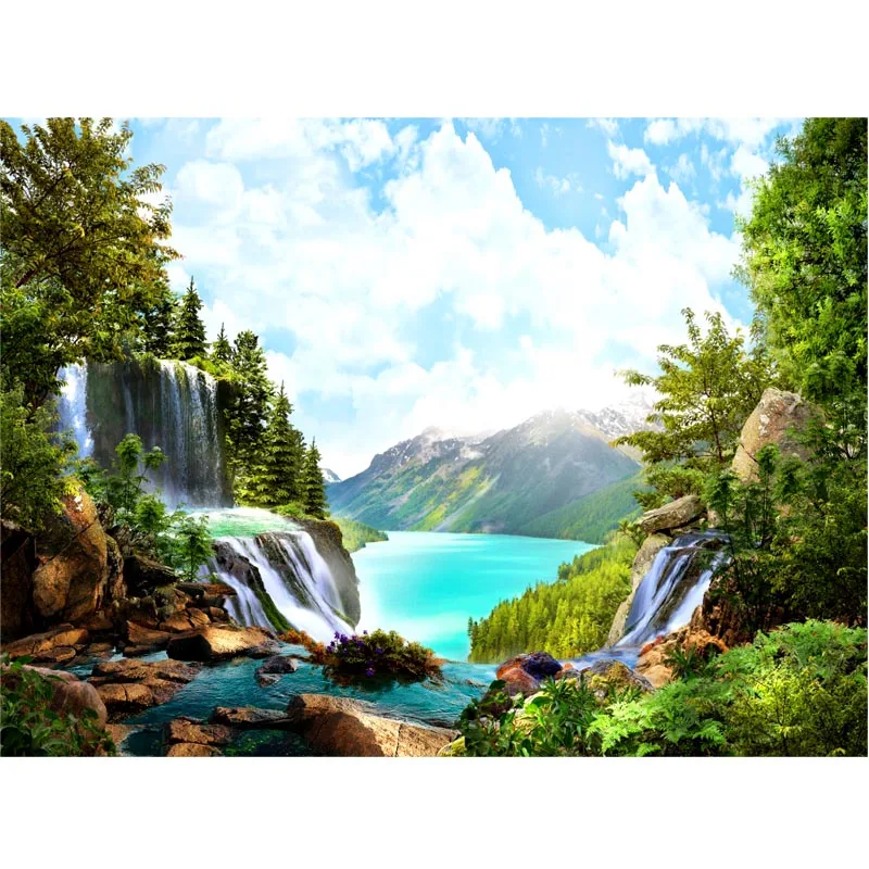40x50 см изображения пронумерованы природа пейзаж масляная живопись на холсте Ручная роспись Гора Фуджи для украшения стен - Цвет: RSB8164