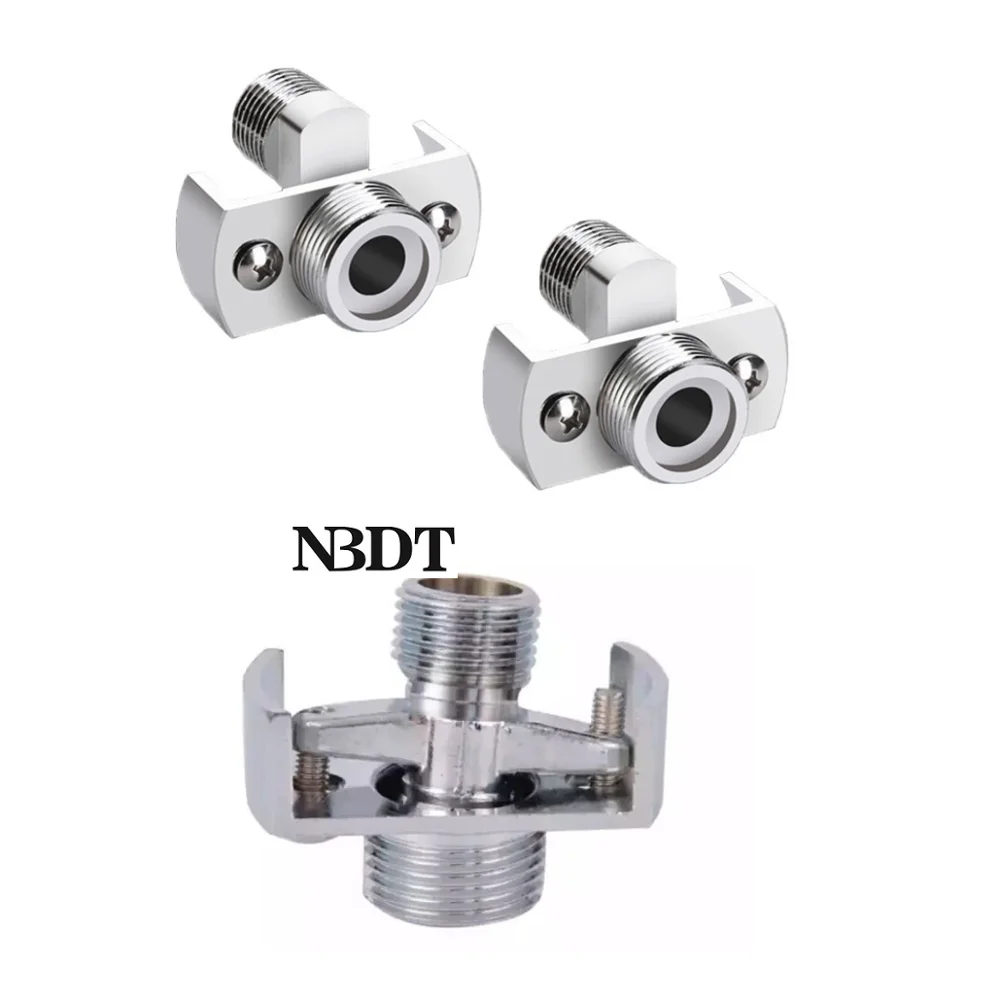 2Pcs Brass Plumbing Angle Adjustable S-Union Silver Grey Matte Black Grey Decorative Cover In Wall Exposed Hot Cold Mixer