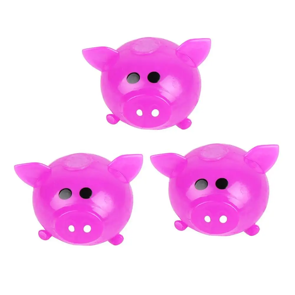 3pieces purple Антистрессовые товары различные виды поросенок игрушки декомпрессии Splat мяч вентиляционный мяч липкий Smash водный шар подарок для всех - Цвет: 3pieces purple