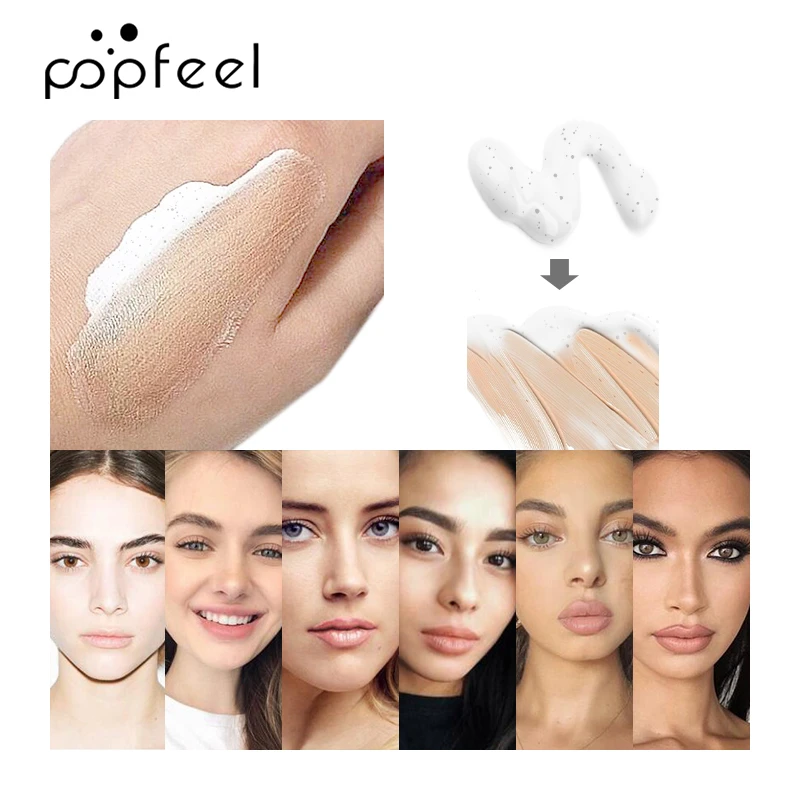Popfeel Hot 30ml Liquid Color Changing Foundation Cream Oil Control Waterproof Matte Face Concealer Chinese Base Makeup Tslm1 Face Foundation Aliexpress