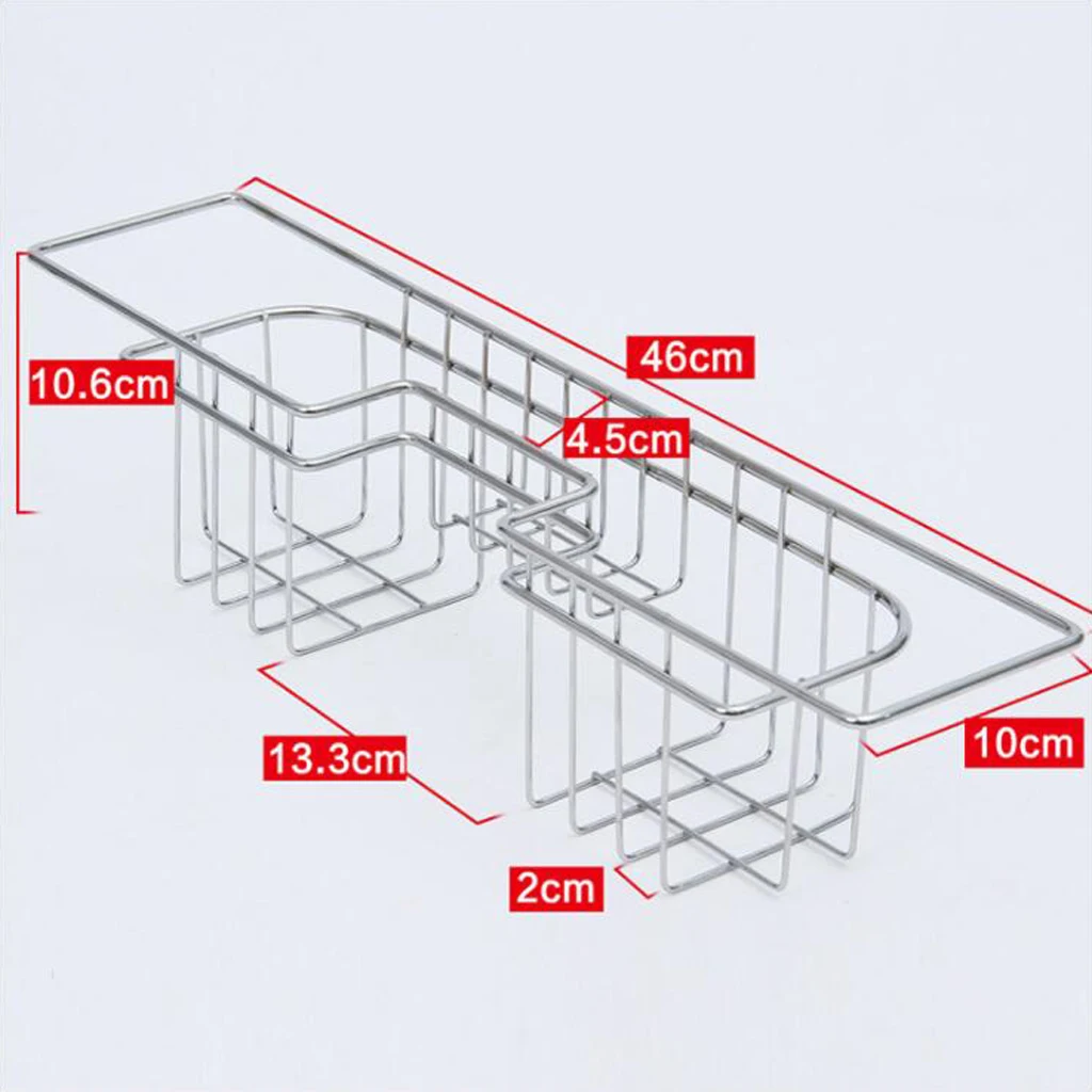 Держатель для губок на кухню раковина Caddy щетка мыло Слив для жидкости стойка из нержавеющей стали раковина подвесная корзина для дома кухня кафе