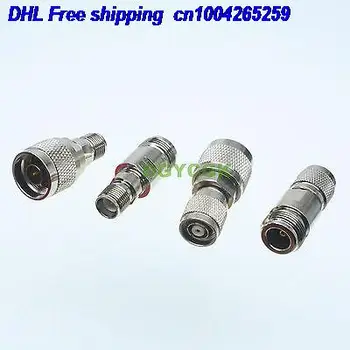 

DHL 80pcs 4pcs/set Adapter N to RPTNC female F male M Kit connector for Communication adapter connector 22cs