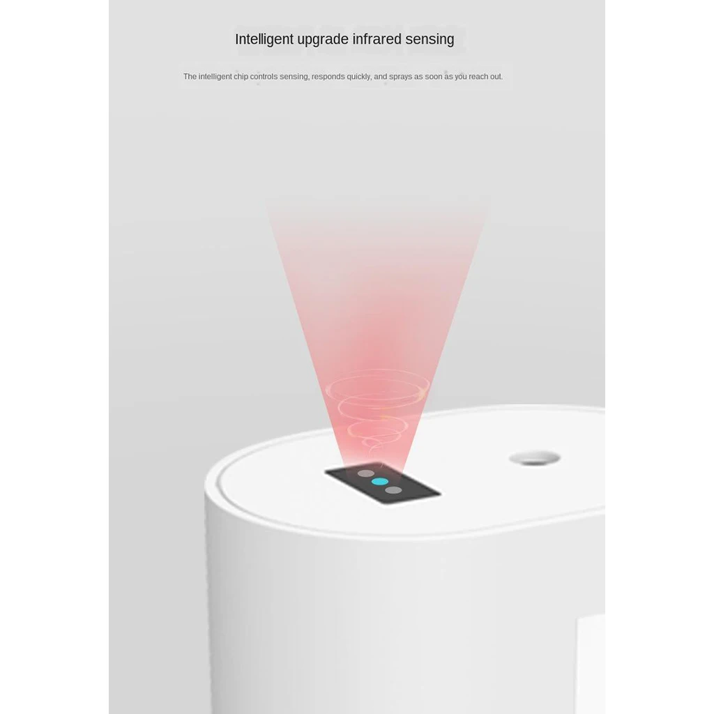 100ml Automatic Alcohol Disinfection Sprayer Portable IR Induction Hand Sanitizer Dispenser Intelligent Induction Sprayer Home