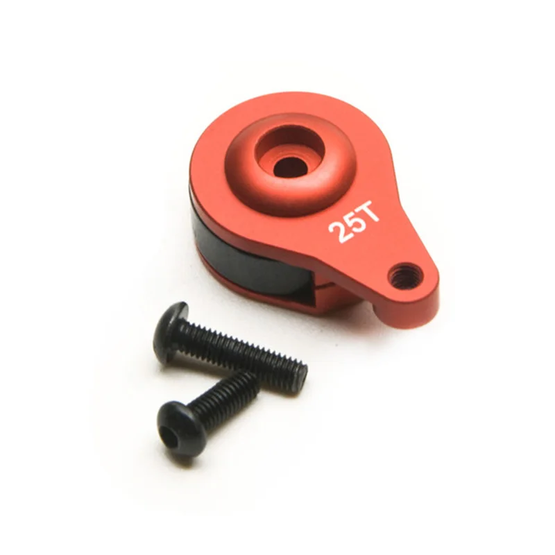 25T Aluminum Shock Absorber Servo Arm Single Hole Style for RC 1:10 Crawler Car Axial SCX10 90046 D90 Upgraded Parts